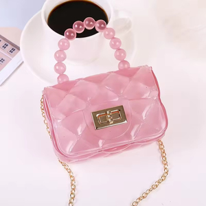 Sac à main mini en PVC transparent couleur bonbon pour femme, petit sac bandoulière à prix réduit pour l'été, pour femmes, enfants et filles - Product Image 6