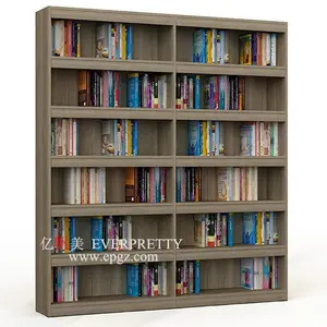 Everpretty-estantería de almacenamiento de madera para libros, mueble personalizado para biblioteca escolar