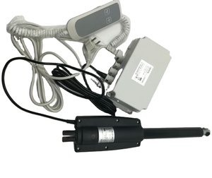Actionneur électrique linéaire étanche IP54 de 4 pouces, 220 <span class=keywords><strong>lbs</strong></span>, haute vitesse, 24V, télécommande, supports de montage, brosse - Product Image 5