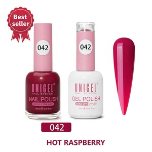 Unigel #037-#054 Private Label 2in1 Couleurs magnifiques 98% Vernis à ongles et vernis à ongles UV hautement assortis - Product Image 3