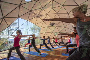 Tienda transparente de lujo para exteriores, carpa de techo de tragaluz, 10m, 15m de diámetro, gran <span class=keywords><strong>estudio</strong></span> de <span class=keywords><strong>yoga</strong></span> - Product Image 5