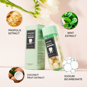 FATAZEN Etiqueta Privada antibacteriano cuidado bucal aliento fresco protección blanqueamiento dental no irritante menta enjuague bucal gránulos - Product Image 1