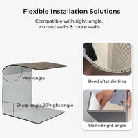 Panneau mural en fibre de charbon de bambou, toucher doux, imperméable, flexible, panneau décoratif mural intérieur, panneau mural co-extrudé en PVC