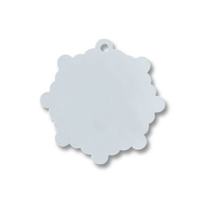 KOVIE HD 승화 금속 크리스마스 장식품 알루미늄 코팅 블랭크 화이트 열전사 사진 인쇄 가능 - Product Image 3