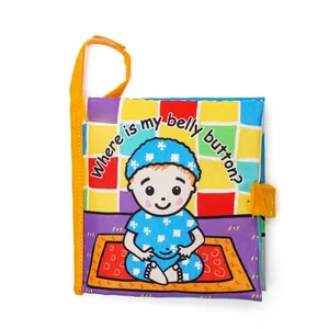 Verstoppertje Kat Serie Zachte Stoffen Stoffen Boek Baby 'S Doek Boeken Vroege Educatie Speelgoed Baby Speelgoed 3 Jaar Oude Stoffen Boeken