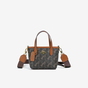 Sac seau pour femmes tendance, nouveau style 2026. Sac à main de luxe de créateur. Avec des motifs géométriques. - Product Image 3