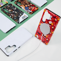 Coque vierge double couche pour sublimation 3D pour iPhone 17 16 15 14 13 12 11 Pro Max, transfert thermique, magnétique, personnalisable