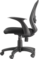 Chaise de bureau exécutive de luxe Kabel Full Mesh, dossier moyen, structure en aluminium, pivotante, certifiée TUV/BIFMA, garantie 1 an