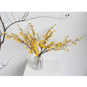 O-X0100 Vente chaude Fournisseur Bouquet <span class=keywords><strong>de</strong></span> fleurs artificielles Fleurs en soie faites à <span class=keywords><strong>la</strong></span> main Branches <span class=keywords><strong>de</strong></span> fleurs artificielles Prunier artificiel Fleur <span class=keywords><strong>de</strong></span> prunier Sakura - Product Image 5