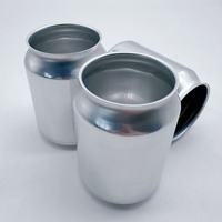 Promotion 220ml boîte de boisson de bière ronde en aluminium élégante pour lait de boisson gazeuse