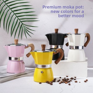 コーヒーポットセット トルコ製アルミ八角形モカポット - Product Image 4