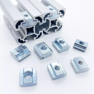 Produk <span class=keywords><strong>Solar</strong></span> Threaded Slide In T-slot Nut <span class=keywords><strong>Aluminium</strong></span> Extrusions Slide Nut Digunakan untuk Pemasangan Panel Surya T-nut - Product Image 2