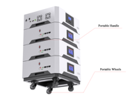 Batterie domestique extensible et empilable LiFePO4 pour stockage solaire 5 kWh par module avec BMS intelligent pour système d'alimentation domestique flexible