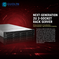 Dernier serveur en rack FusionServer 2258H V8 2U, prend en charge 4 cartes GPU double largeur, AMD EPYC 5e génération série 9005, serveur d'entreprise