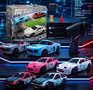 Voiture de course RC 4x4 à l'échelle 1:24 Genetic Speed avec LED lumineuses de nuit, jouet télécommandé haute performance pour enfants - Product Image 2