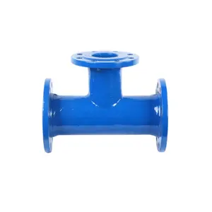 DI Ductile Iron Y Tee Pipe Fitting 45 Degree Branch Lateral Tee