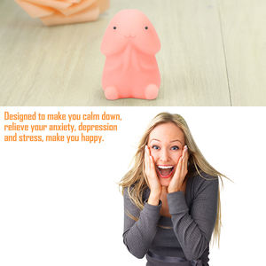 Hot Soft Small Slow Rebound Mochi Dingding Squishy Focus Squeez pressione Abreact Healing Fool Fun Joke Toy Party Gift - Product Image 3