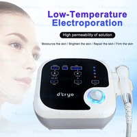 Appareil de beauté Dcryo Cool Electropration à micro-courant pour le lifting du visage et le raffermissement de la peau, avec thérapie chaude et froide, masseur pour salon