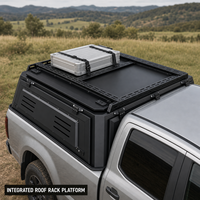 Capot rigide en acier pour pick-up avec plateforme de toit et fenêtres coulissantes pour Ford F150 5.5FT OEM ODM