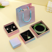 Personnaliser Logo Et Impression Boîte Cadeau De Luxe Boîtes En Papier Pour Collier Bracelet Bijoux