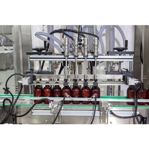 Machine de remplissage automatique pour liquides (boissons, produits chimiques, crèmes, gels douche, savons liquides pour <span class=keywords><strong>vaisselle</strong></span>) en verre - Product Image 4