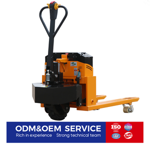 Премиум электрическая тележка-погрузчик на 5 тонн, внедорожная портативная версия для погрузки/разгрузки контейнеров и работы с грузами - Product Image 1