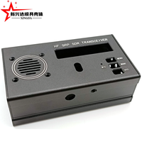 Boîtier en aluminium extrudé anodisé noir pour émetteur-récepteur HF QRP SDR, équipement de communication radio amateur