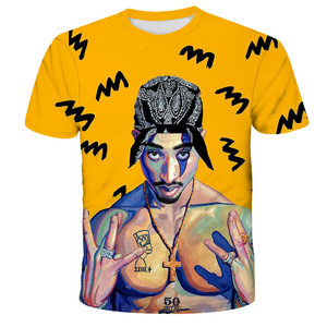 2026 China Custom Short Sleeves <strong>Shirts</strong> Wholesale High Quality Oversized <strong>2pac</strong> <strong>T</strong>-<strong>Shirt</strong> Luxury Men Sweatshirts for Tupac - Product Image 4