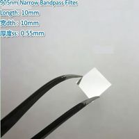Rehoboth BP905 905nm Narrow Band Filter Glass Lens Kaca Hitam >86% Transmisi Garansi 1 Tahun Berbagai Ukuran Kustomisasi