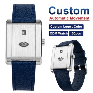 Produttore di Orologi Automatici OEM, Crea il Tuo Marchio di Orologi con Logo OEM, <span class=keywords><strong>Orologio</strong></span> <span class=keywords><strong>Automatico</strong></span> con <span class=keywords><strong>Cinturino</strong></span> in <span class=keywords><strong>Pelle</strong></span> - Product Image 1