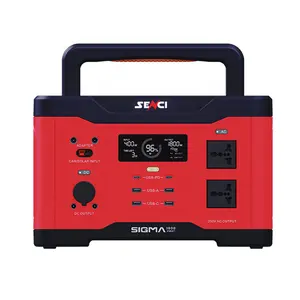 Campeggio all'aperto 110 V 230V generatore solare mobile batteria al litio 1800w centrale elettrica portatile