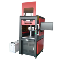 Machine de marquage laser UV verre/plastique 355nm 3W 5W 10w avec couvercle de protection