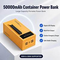 50000mAh Super-Große Kapazität Powerbank, Superschnelle Lade-Powerbank, Notfall-Mobiltelefon-Stromversorgung für Zuhause und Unterwegs