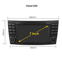 IPoster best seller Lecteur DVD de voiture adapté à la navigation gps de voiture Mercedes Benz Classe E W211 avec carplay sans fil BT Android