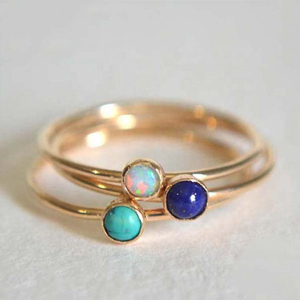 Daochong Custom Fashion Sterling <strong>Silver</strong> Jewelry Vintage <strong>Silver</strong> <strong>Opal</strong> <strong>Rings</strong> for Women - Product Image 1