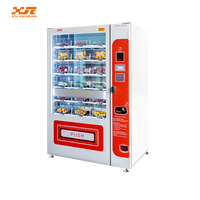XY-SLE-10C Yüksek Kaliteli Taze Yiyecek Otomatı Büyük Kapasiteli Paslanmaz Çelik SDK Jetonlu Bulut Tabanlı Yönetim Uygun Fiyat