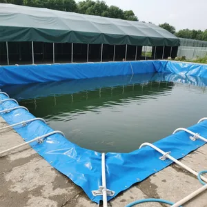 Triệu Không Thấm Nước Nhiệm Vụ Nặng Nề <span class=keywords><strong>PVC</strong></span> Cá Ao Bạt Xe Tải Bìa Tấm Lều Hồ Bơi Lót Chống Uv <span class=keywords><strong>PVC</strong></span> Bạt - Product Image 4