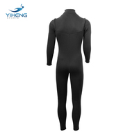 Combinaison de plongée et de surf pour homme en néoprène imperméable et respirant de 3,0 mm avec fermeture éclair sur l'avant et logo personnalisé