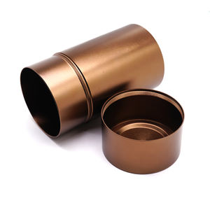 กระป๋องโลหะทรงกลมขนาดเล็กสำหรับบรรจุชาน้ำตาลกาแฟกระป๋องเปล่าสำหรับบรรจุชา - Product Image 6