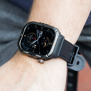 Reloj Inteligente AGM W3 con Linterna LED, Resistente al Agua 5ATM IP68, 100 Modos Deportivos, Llamadas Bluetooth, Reloj Inteligente Resistente 2025 para Hombre - Product Image 4