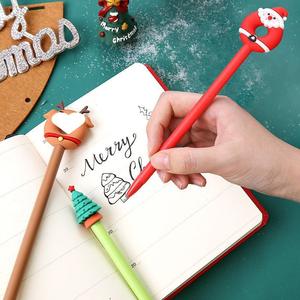 Giáng Sinh Nhân Vật Dễ Thương Phim Hoạt Hình Màu Đen Gel Mực Bút Kawaii Bút Cho Sinh Nhật Hiện Tại Trường Giải Thưởng Sinh Viên Quà Tặng Trẻ Em Bút - Product Image 3