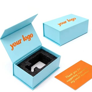Caja de Almacenamiento Rígida Plegable Personalizada de Lujo, Caja de Regalo de Papel Plegable Laminada Mate de Alta Gama con Logotipo Personalizado Magnético - Product Image 2
