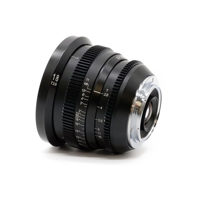 SLR Magic MicroPrime CINE 18mm T2.8 Full Frame Wide Angle Cinema Cine & Prime Lens Manual Focus for E-Mount X-Mount / MFT