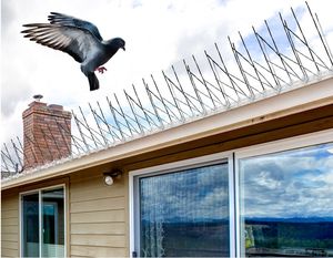 50cm 屋外用 ステンレス製 鳩 スズメ 猫 侵入対策 撃退 害鳥よけスパイク - Product Image 1