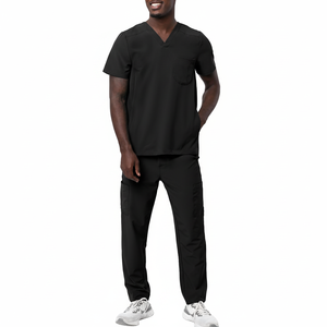 Tenues médicales pour femmes, hauts d'infirmière en tissu polaire 100% coton pour hôpital, service OEM - Product Image 1