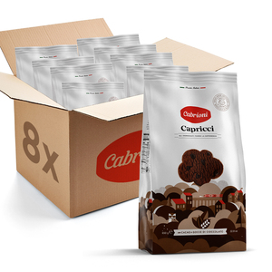 Wholesale Cabrioni Capricci Traditional Italian Semi-Hard Sweet Shortbread Cocoa <b>Biscuits</b> with Chocolate Drops - 8 Pcs. X 650 gr - Product Image 1