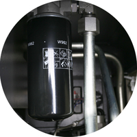 Compresseur d'air à vis stationnaire professionnel XLPM30A 30 CV monophasé lubrifié à entraînement direct 22 kW Neuf