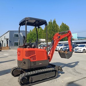 Miniexcavadora Agrícola Verde de 1 Tonelada - Product Image 2
