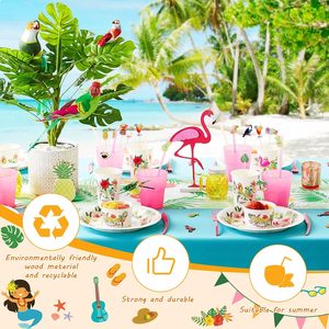 Hot Bán Tùy Chỉnh Cocktail Hoa 20*250 Tre Xiên Trái Cây Thực Phẩm <span class=keywords><strong>Pick</strong></span> Sticks - Product Image 2