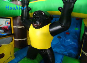 Pista de obstáculos inflable gigante, diseño novedoso, impermeable, resistente a arañazos, jungla, 39 pies - Product Image 5